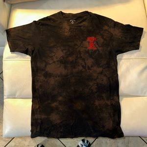 Death Row Records distressed Black and Brown Tee
